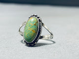 Beautiful Vintage Native American Navajo Royston Turquoise Sterling Silver Ring-Nativo Arts
