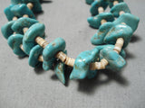 Magnificent Vintage Navajo Turquoise Necklace Old Native American-Nativo Arts