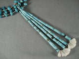 134 Gram Yazzie Vintage Navajo Native American Jewelry jewelry Turquoise Necklace-Nativo Arts