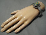 Quality Vintage Native American Navajo Royston Turquoise Sterling Silver Bracelet Cuff-Nativo Arts