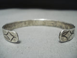 Important Vintage Native American Navajo Orvil Jack Turquoise Sterling Silver Bracelet-Nativo Arts