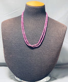 One Of The Best Native American Sugilite Sterling Silver Necklace-Nativo Arts