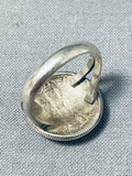 Marvelous Vintage Native American Navajo Sterling Silver Mercury Dime Ring-Nativo Arts