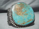 One Of Biggest Best Vintage Native American Navajo Royston Turquoise Sterling Silver Bracelet-Nativo Arts