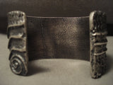 139 Grams Heavy Stars Of The Sky Navajo Native American Jewelry Silver Bracelet-Nativo Arts