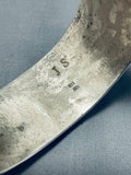 Native American Heavy Snake Vintage Navajo Turquoise Sterling Silver Bracelet-Nativo Arts