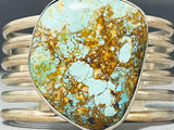Striking Vintage Native American Navajo Royston Turquoise Sterling Silver Bracelet-Nativo Arts