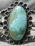 Museum Vintage Native American Navajo Royston Turquoise Sterling Silver Bracelet Old-Nativo Arts