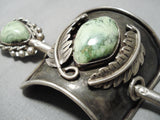 One Of Best Vintage Native American Navajo Orvil Jack Sterling Silver Hair Clip Barrette-Nativo Arts