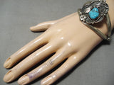 Incredible Vintage Native American Navajo Sleeping Beauty Sterling Silver Bracelet-Nativo Arts
