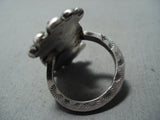 Spectacular Vintage Native American Navajo Royston Turquoise Sterling Silver Ring-Nativo Arts