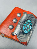 Arrow Protector Vintage Native American Navajo Turquoise Sterling Silver Ketoh Bracelet-Nativo Arts