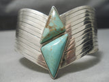 Incredible!! Vintage Native American Navajo Royston Turquoise Sterling Silver Bracelet-Nativo Arts