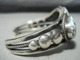Verdy Jake Authentic Native American Navajo Rare Turquoise Sterling Silver Bracelet-Nativo Arts