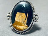 Monument Valley Detailed Native American Navajo Sterling Silver Ring-Nativo Arts
