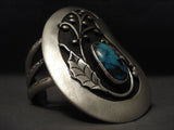 147 Gram Giant Vintage Navajo Bisbee Turquoise Native American Jewelry Silver Bracelet-Nativo Arts