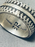 One Of The Most Detailed Ever Southwestern Sterling Silver Ring-Nativo Arts