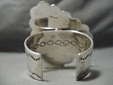 Native American Biggest Best Santo Domingo Jimmy Calabaza Turquoise Sterling Silver Bracelet-Nativo Arts