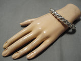 Marvelous Vintage Native American Navajo Heavy Twist Sterling Silver Bracelet-Nativo Arts
