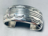 Dynamic Vintage Native American Navajo Sterling Silver Dan Jackson Bracelet-Nativo Arts