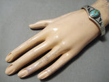 Marvelous Vintage Native American Navajo Royston Turquoise Sterling Silver Bracelet Old-Nativo Arts