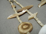Magnificent Vintage Bird Fetish Native American Necklace Old-Nativo Arts
