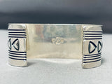 Very Important Gibson Nez Vintage Native American Navajo Turquoise Sterling Silver Bracelet-Nativo Arts