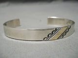 Incredible Vintage Native American Navajo 14k Gold Sterling Silver Bracelet-Nativo Arts