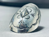 Incredible Button Concho Native American Navajo Sterling Silver Ring-Nativo Arts