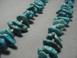 153 Grams Vintage Navajo Turquoise Nugget Native American Necklace Old-Nativo Arts