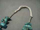 153 Grams Vintage Navajo Turquoise Nugget Native American Necklace Old-Nativo Arts