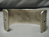 Important Vintage Native American Navajo Clarence Lee Apache Turquoise Sterling Silver Bracelet-Nativo Arts