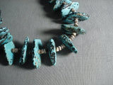 156 Gram 'Chunky Nugget' Heishi Vintage Navajo Native American Jewelry jewelry Shell Necklace-Nativo Arts