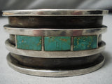 Museum Vintage Native American Navajo Cerrillos Royston Turquoise Sterling Silver Bracelet-Nativo Arts