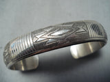 Fabulous Navajo Native American Sterling Silver Bracelet-Nativo Arts
