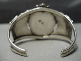 Important Vintage Native American Navajo Henry Yazzie Bisbee Turquoise Sterling Silver Bracelet-Nativo Arts