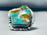 One Of The Best Ever Vintage Native American Navajo Royston Turquoise Sterling Silver Ring-Nativo Arts