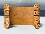 One Of The Best Noteworthy Vintage Native American Navajo Copper Bracelet-Nativo Arts