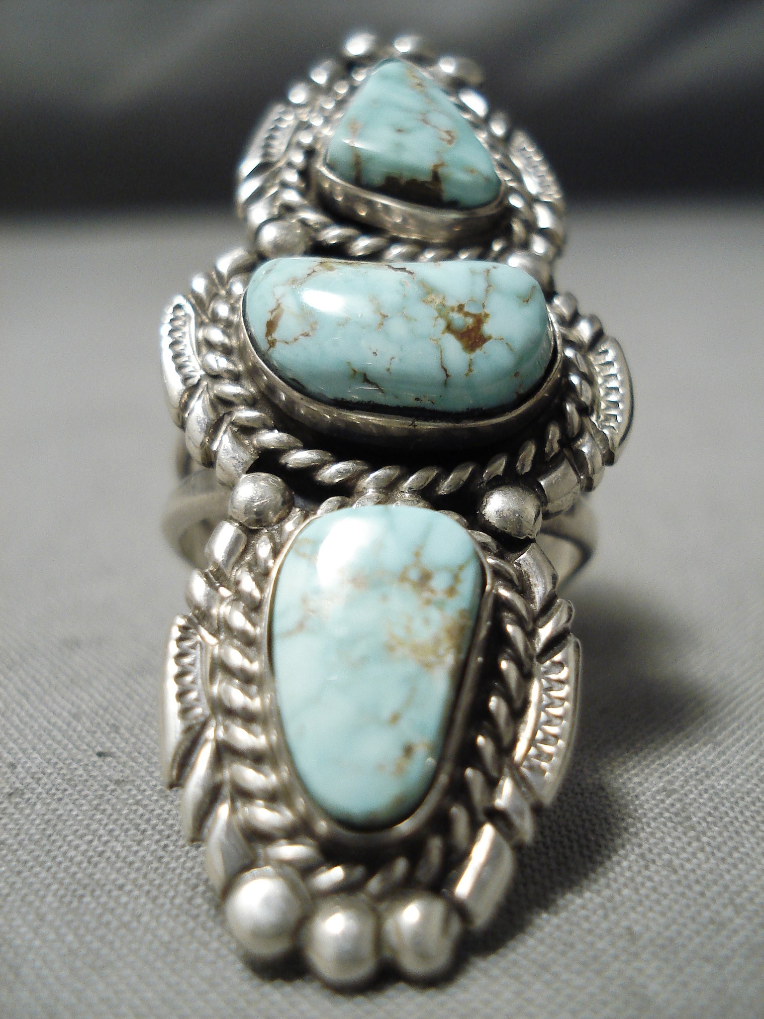 One Of The Best Vintage Native American Navajo Dry Creek Turquoise