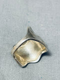 Native American Fascinating Vintage Kingman Turquoise Sterling Silver Ring-Nativo Arts