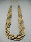 Native American Important Vintage Santo Domingo Turquoise Heishi Necklace-Nativo Arts