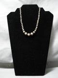 Exquisite Vintage Native American Navajo Hand Wrought Sterling Silver Necklace Old-Nativo Arts