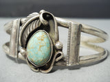 Rare Earlier Vintage Native American Navajo Royston Turquoise Sterling Silver Bracelet-Nativo Arts