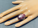 Important Ben Begaye (d) Vintage Native American Navajo Sterling Silver Shell Ring-Nativo Arts