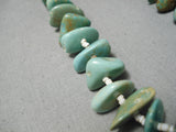Wonderful Vintage Santo Domingo Royston Turquoise Native American Necklace Old-Nativo Arts