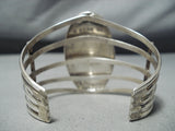 Quam Vintage Zuni Coral Sterling Silver Bracelet Native American Old-Nativo Arts