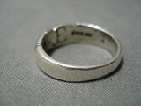 Incredible Vintage Native American Navajo 14k Gold John Begay Sterling Silver Ring-Nativo Arts