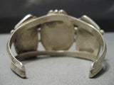One Of The Best Vintage Native American Navajo Old Morenci Turquoise Sterling Silver Bracelet-Nativo Arts