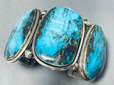 The Best Important Ben Begaye (d) Vintage Native American Navajo Sterling Silver Bisbee Bracelet-Nativo Arts