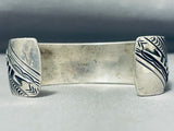 One Of The Best Vintage Native American Navajo Morenci Turquoise Sterling Silver Bracelet-Nativo Arts
